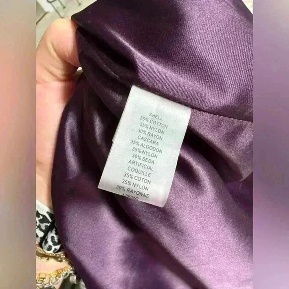 NWT Vince Camuto Plum purple Lace Sheath Dress size 14 - Picture 9 of 10